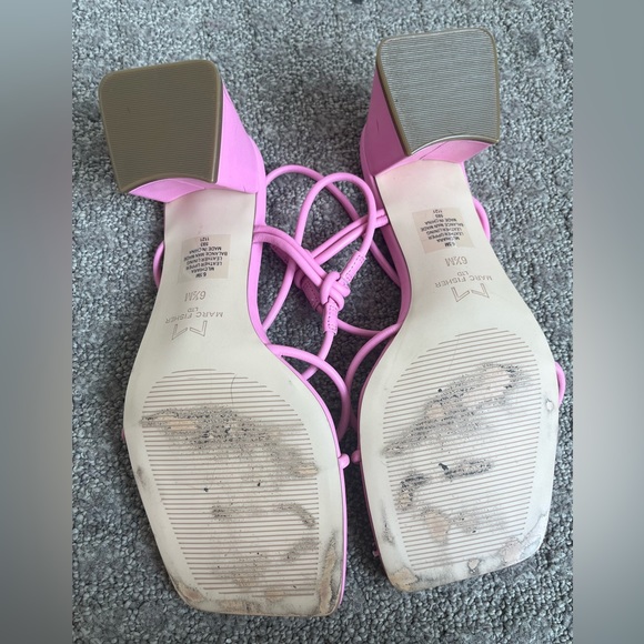 Marc Fisher Chiara Knotted Strap Sandals in Medium Pink- US 6.5 - Picture 7 of 10